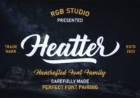Heatter Font - Featured Image