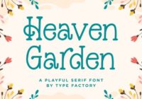 Heaven Garden Font - Featured Image