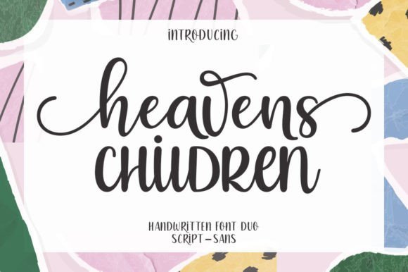Heavens Children Duo Font - Featured Image