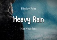 Heavy Rain Font - Featured Image