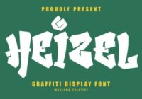 Heizel Graffiti  Font - Featured Image
