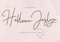 Hellena Jeslyn Duo Font - Featured Image