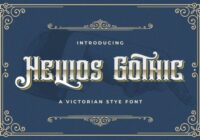 Hellios Gothic Font - Featured Image