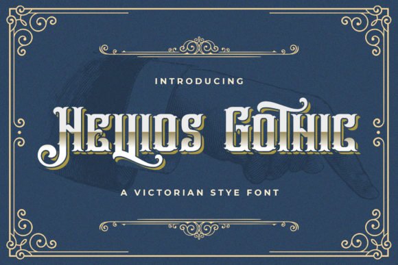 Hellios Gothic Font - Featured Image