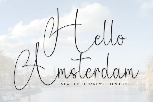 Hello Amstredam Font - Featured Image