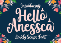 Hello Anessca Font - Featured Image