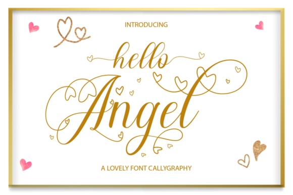 Hello Angel Font - Featured Image