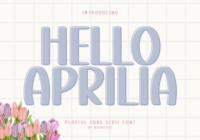 Hello Aprilia Font - Featured Image