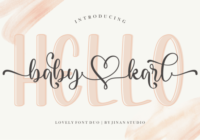 Hello Baby Karl Duo Font - Featured Image