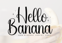Hello Banana Font - Featured Image
