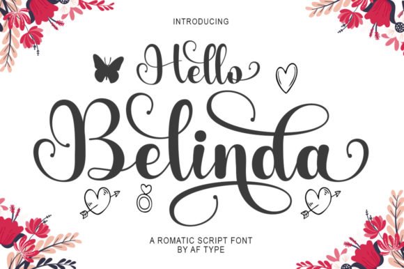 Hello Belinda Font - Featured Image