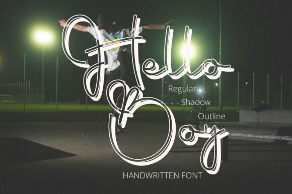 Hello Boy Font - Featured Image
