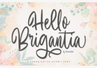 Hello Brigantia Font - Featured Image