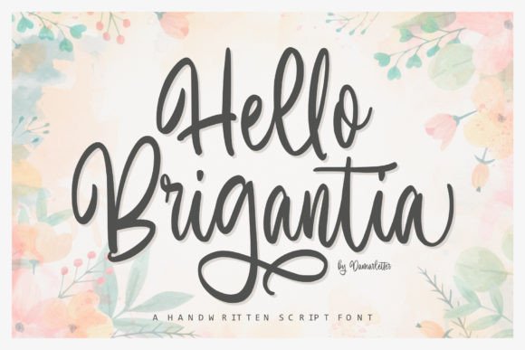 Hello Brigantia Font - Featured Image