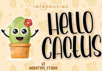 Hello Cactus Font - Featured Image