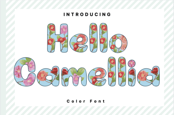 Hello Camellia Font - Featured Image