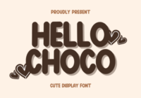 Hello Choco Font - Featured Image