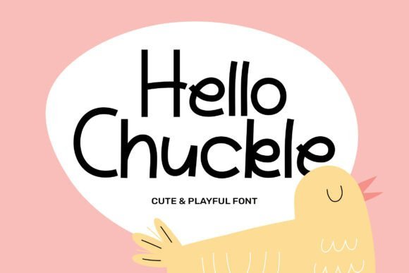 Hello Chuckle Font - Featured Image