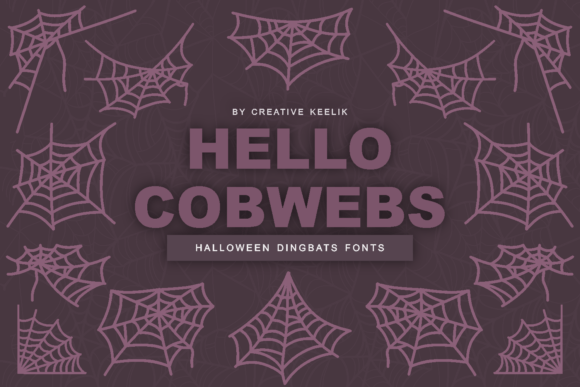 Hello Cobwebs Font - Featured Image