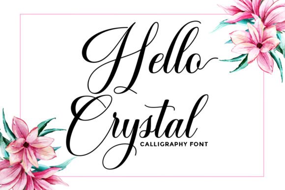 Hello Crystal Font - Featured Image