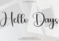 Hello Days Font - Featured Image