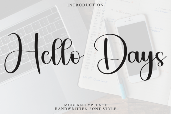 Hello Days Font - Featured Image