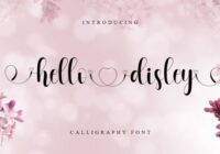 Hello Disley Font - Featured Image