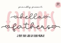 Hello Fathers Font - Featured Image