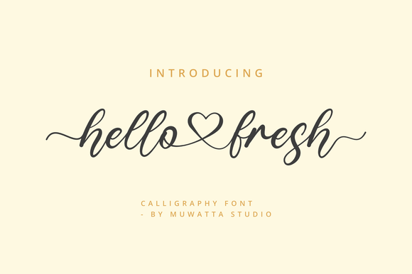 Hello Fresh Font - Featured Image