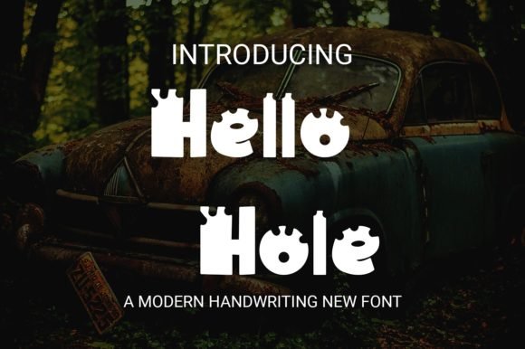 Hello Hole Font - Featured Image