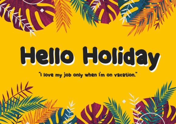 Hello Holiday Font - Featured Image