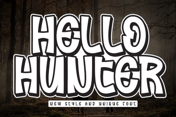 Hello Hunter Font - Featured Image