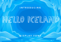 Hello Iceland Font - Featured Image