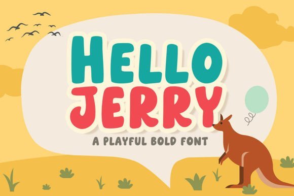 Hello Jerry Font - Featured Image