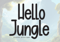 Hello Jungle Font - Featured Image