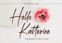 Hello Katterine Font - Featured Image