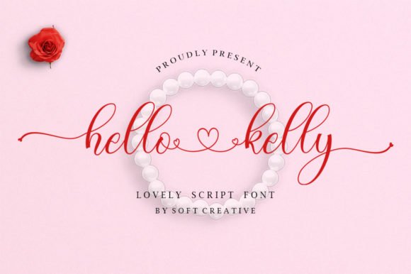 Hello Kelly Font - Featured Image