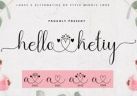 Hello Ketiy Font - Featured Image