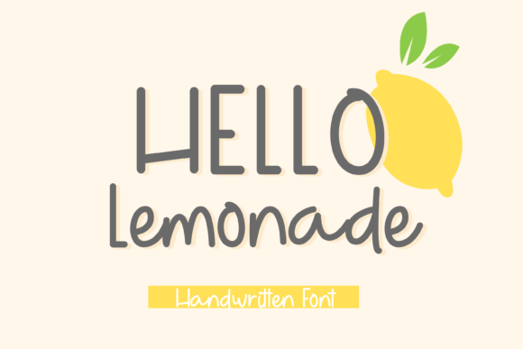 Hello Lemonade Font - Featured Image