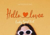 Hello Lovea Font - Featured Image