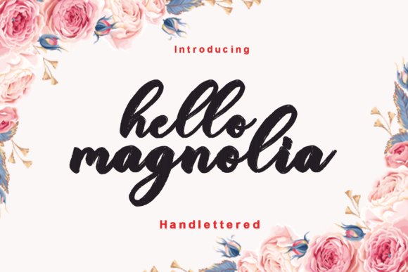 Hello Magnolia Font - Featured Image
