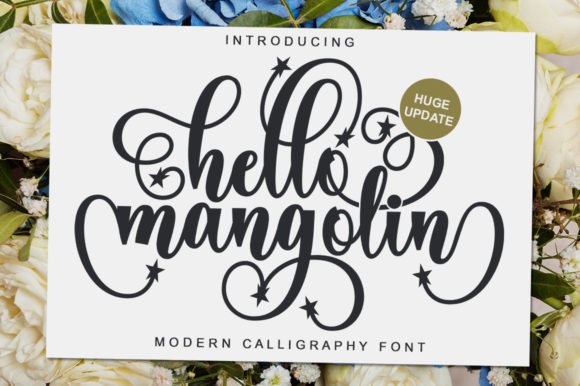 Hello Mangolin Update Font - Featured Image