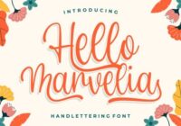 Hello Marvelia Font - Featured Image