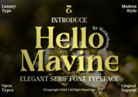 Hello Mavine Font - Featured Image
