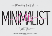 Hello Minimalist Font - Featured Image
