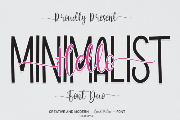 Hello Minimalist Font - Featured Image
