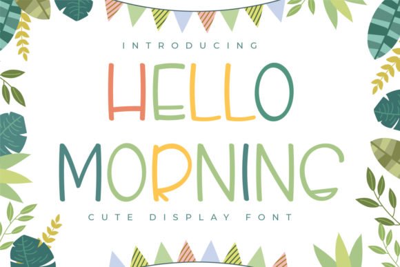 Hello Morning Font - Featured Image