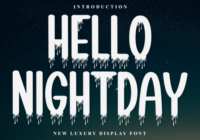 Hello Nightday Font - Featured Image