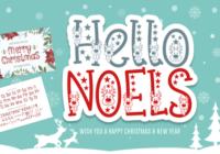 Hello Noels Font - Featured Image