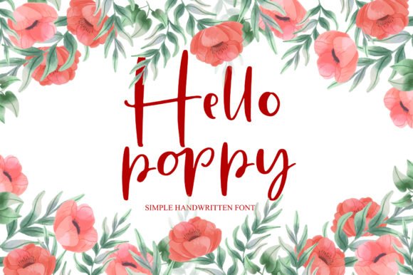 Hello Poppy Font - Featured Image